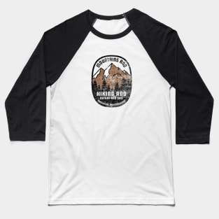 Mountains, Hiking, Nature, and Shit Baseball T-Shirt